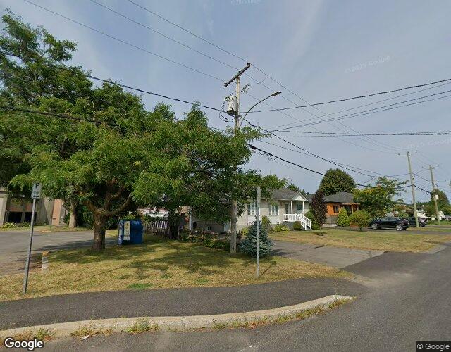 Vue Street View — Rue Labrosse, Saint-Jean-sur-Richelieu