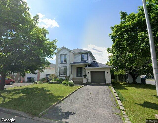 Vue Street View — Rue Savard, Saint-Jean-sur-Richelieu