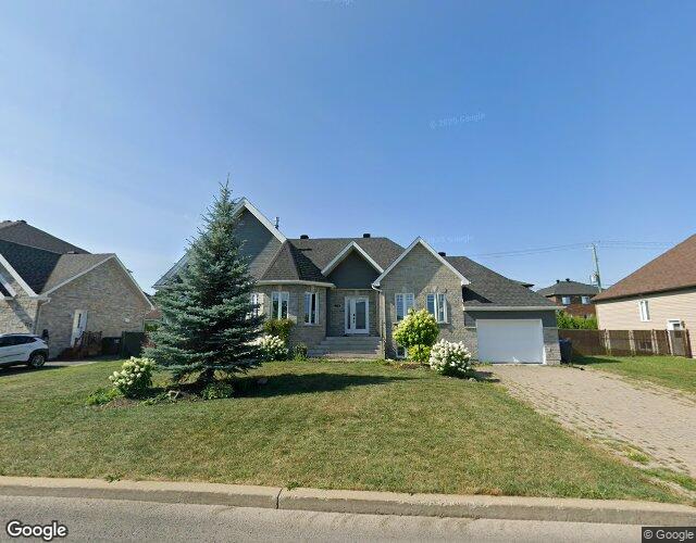 Vue Street View — Rue des Roitelets, Saint-Jean-sur-Richelieu