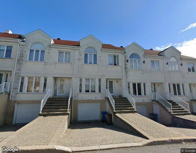 Vue Street View — Place Talbot (rue privée), Brossard