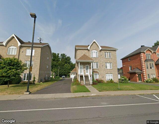 Vue Street View — Rue des Échevins, Saint-Jean-sur-Richelieu