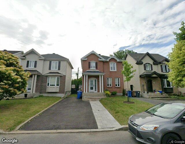 Vue Street View — Rue des Cheminots, Delson