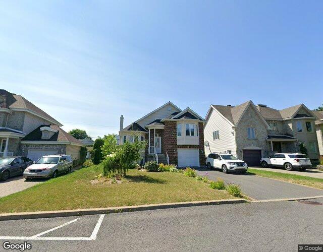 Vue Street View — Rue Chenevert, Saint-Jean-sur-Richelieu