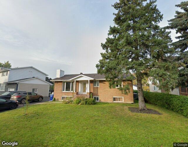 Vue Street View — Rue Jean-Bois, Boucherville