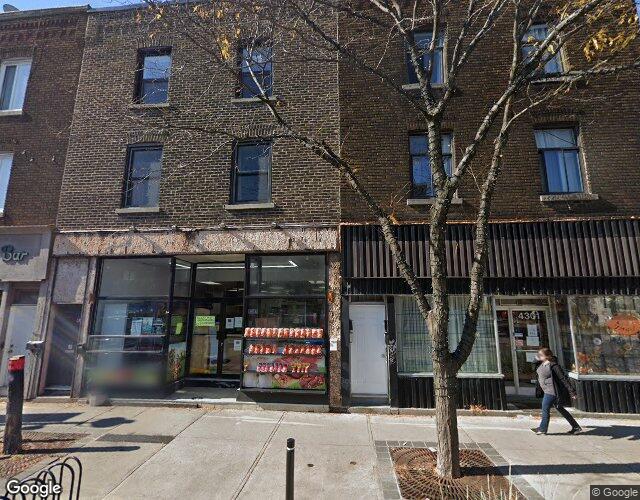 Vue Street View — Rue Wellington, Montréal