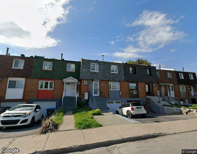 Vue Street View — Rue Bellevue, Longueuil