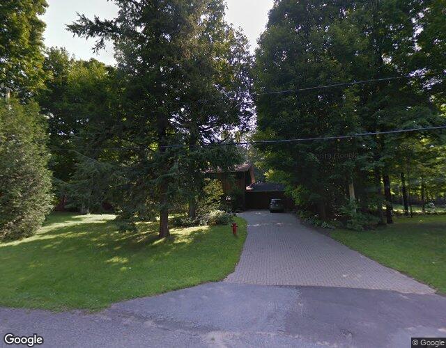 Vue Street View — Rue Fréchette, Mont-Saint-Hilaire