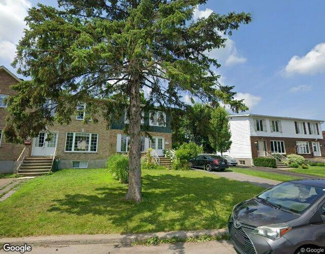 Vue Street View — Rue Mandeville, Longueuil