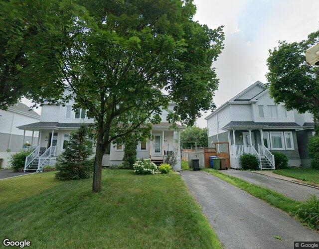 Vue Street View — Rue Perron, La Prairie