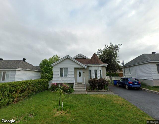 Vue Street View — Rue Lavigne, Châteauguay