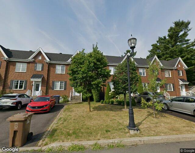 Vue Street View — Rue des Chevaliers, Saint-Jean-sur-Richelieu