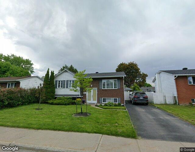 Vue Street View — Rue Morency, Longueuil