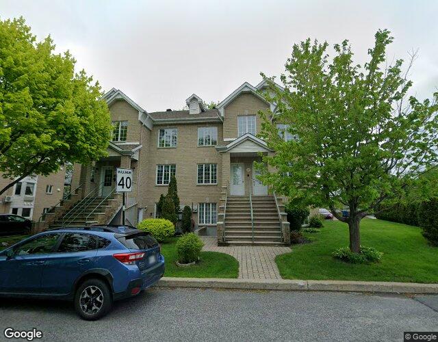 Vue Street View — Rue du Trianon, app. 1, Longueuil