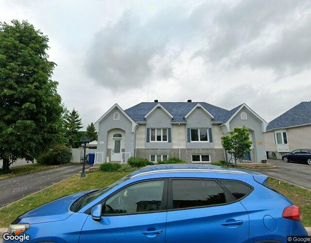 Vue Street View — Rue Croteau, Repentigny