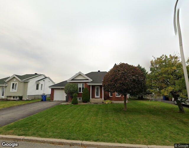 Vue Street View — Rue Bourdeau, Saint-Constant