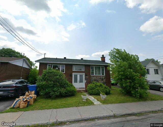 Vue Street View — Rue Langevin, Longueuil