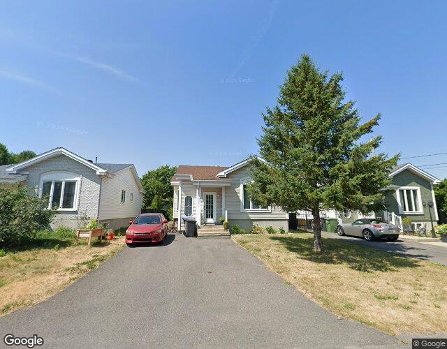 Vue Street View — Rue Favreau, Saint-Jean-sur-Richelieu