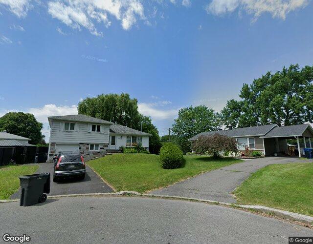 Vue Street View — Rue Baker, Chambly