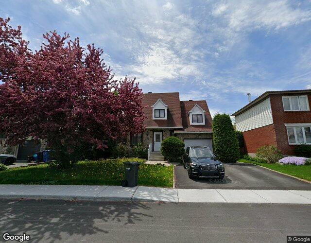 Vue Street View — Boul. Béliveau, Longueuil