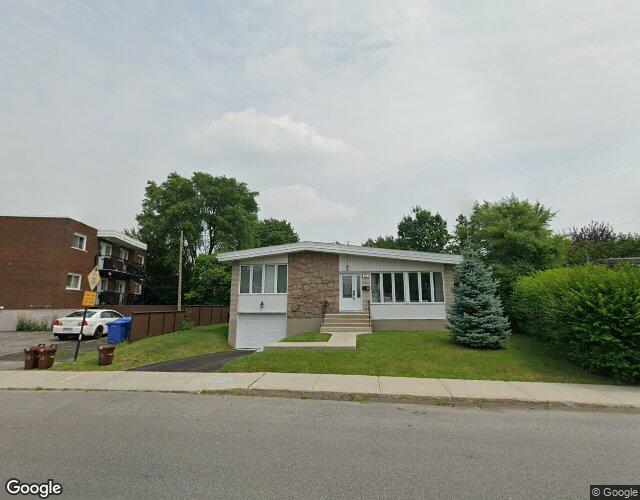Vue Street View — Rue Pasteur, Longueuil