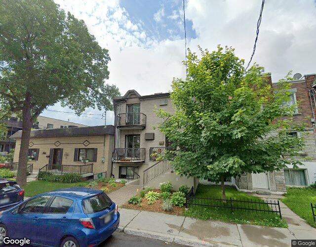 Vue Street View — Rue Springland, Montréal