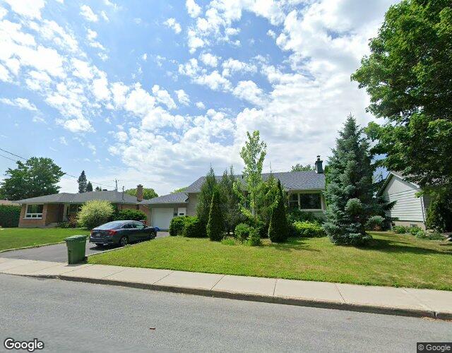 Vue Street View — Rue Ste-Marie, Chambly