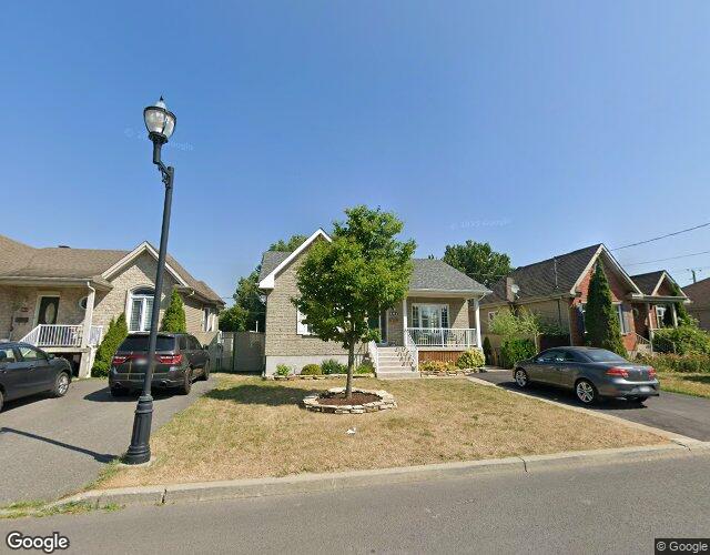 Vue Street View — Rue Veilleux, Saint-Jean-sur-Richelieu