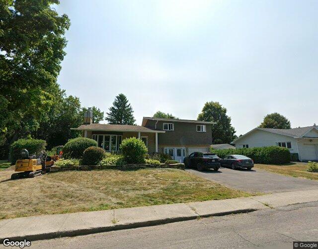 Vue Street View — Boul. Bourgeois, Napierville