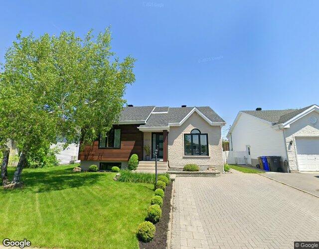 Vue Street View — Rue René-Lévesque, Sainte-Julie