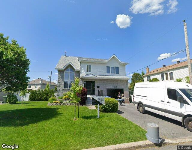 Vue Street View — Rue Chapleau, Saint-Bruno-de-Montarville