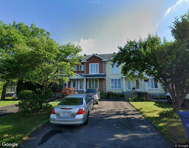 Vue Street View — Rue Juno, Candiac