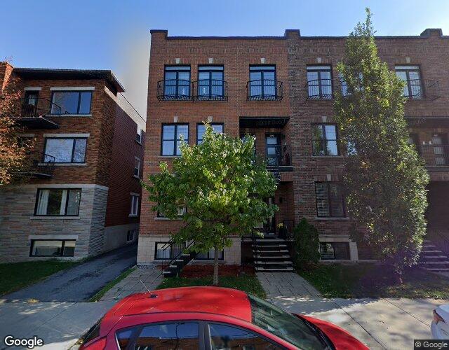 Vue Street View — Rue Claude, Montréal