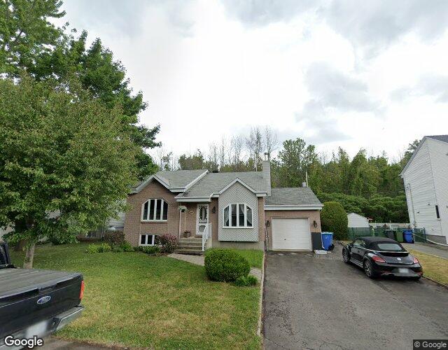 Vue Street View — Rue Lionel-Groulx, Châteauguay