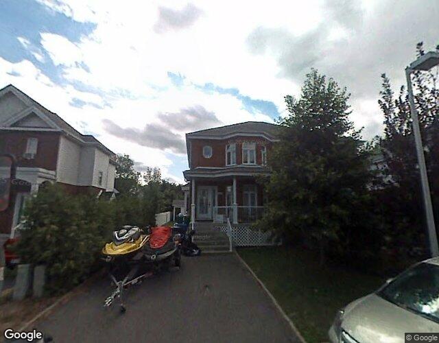 Vue Street View — Rue Aubin, Longueuil