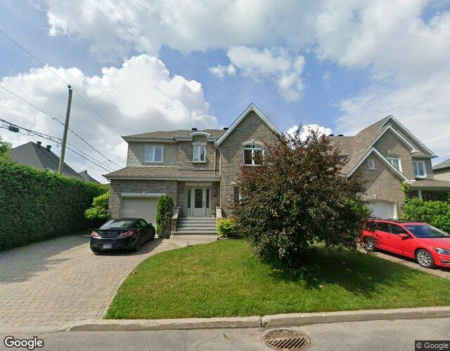 Vue Street View — Rue Hyppolite-Denaut, La Prairie