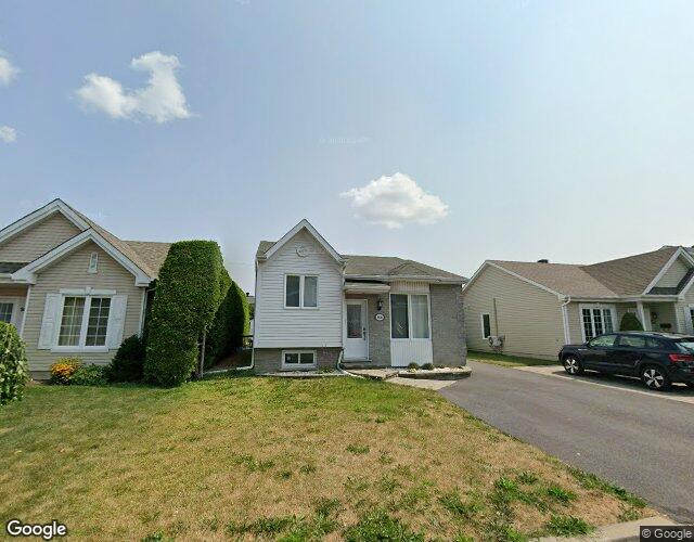 Vue Street View — Rue Lanoue, Saint-Jean-sur-Richelieu