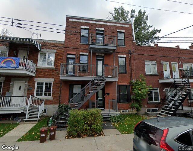 Vue Street View — 1re Avenue, Montréal