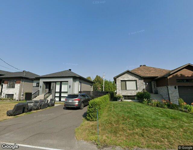 Vue Street View — Rue Bernier, Saint-Jean-sur-Richelieu