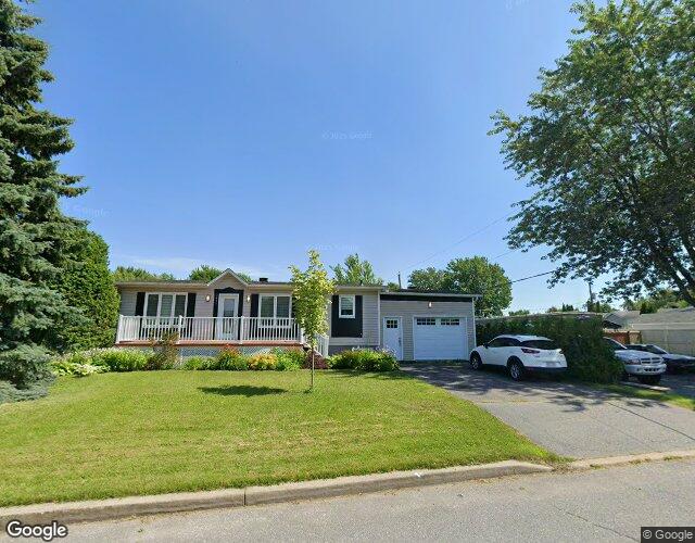 Vue Street View — Rue Hamel, Saint-Jean-Baptiste