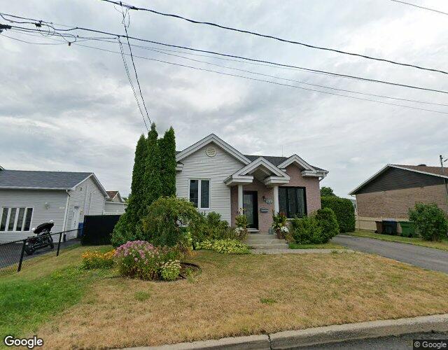 Vue Street View — Av. Larivière, Saint-Jean-sur-Richelieu